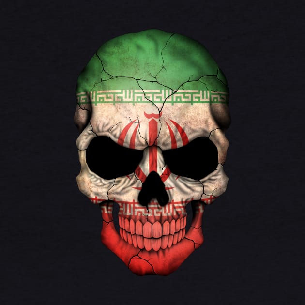 Iranian Flag Skull by jeffbartels